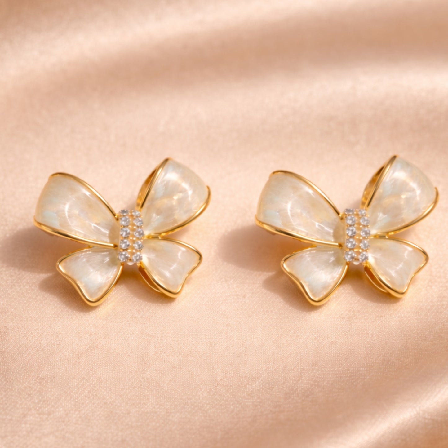 Korean Style Bow Earring