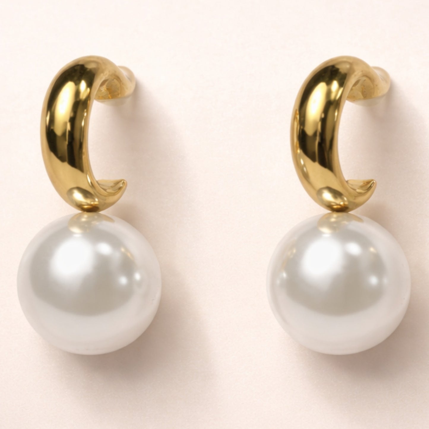 Contemporary Half Hoop Earring