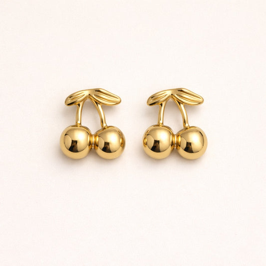 Aurelia Cherry Gold Earrings