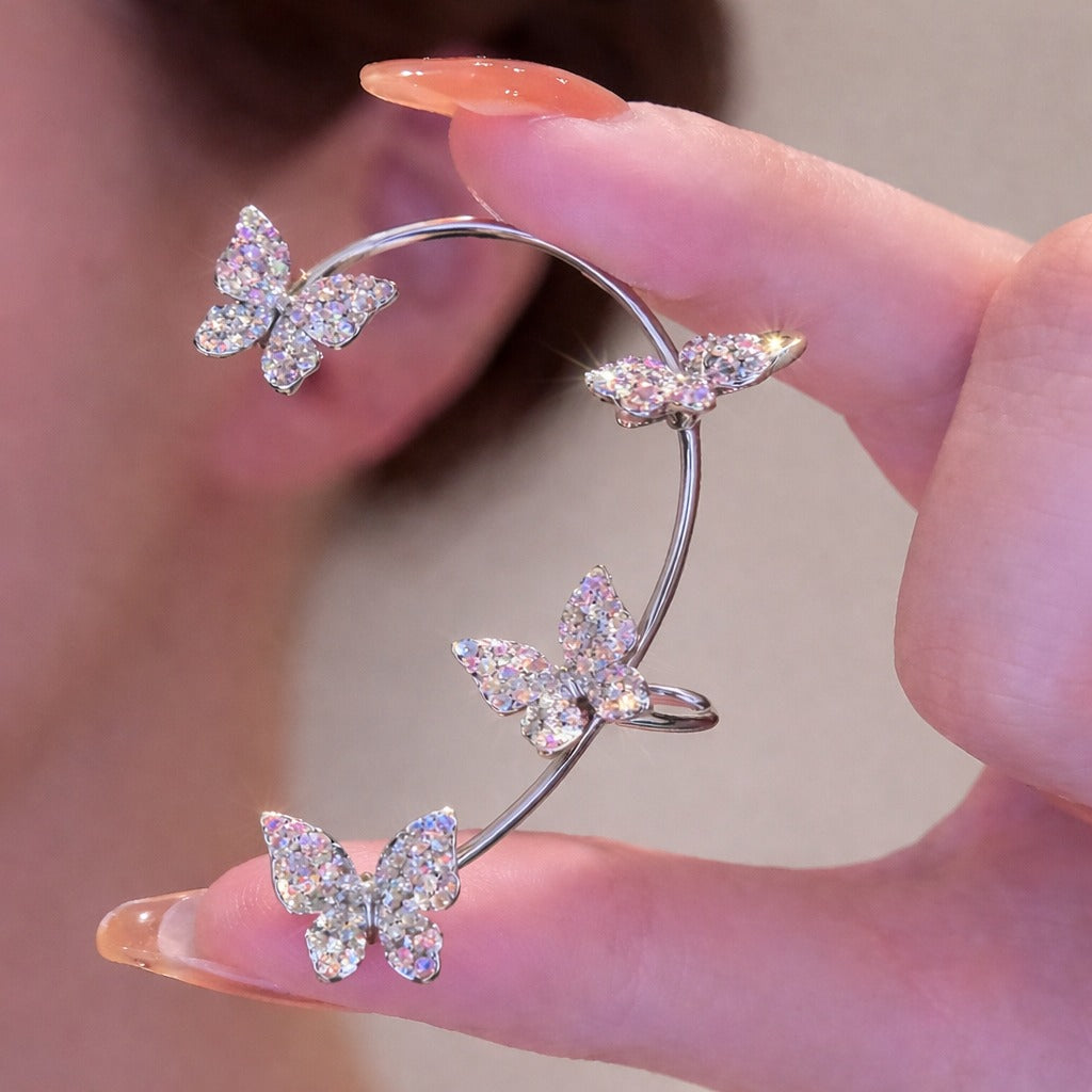 Crystal Flutter Luxe Ear Cuff