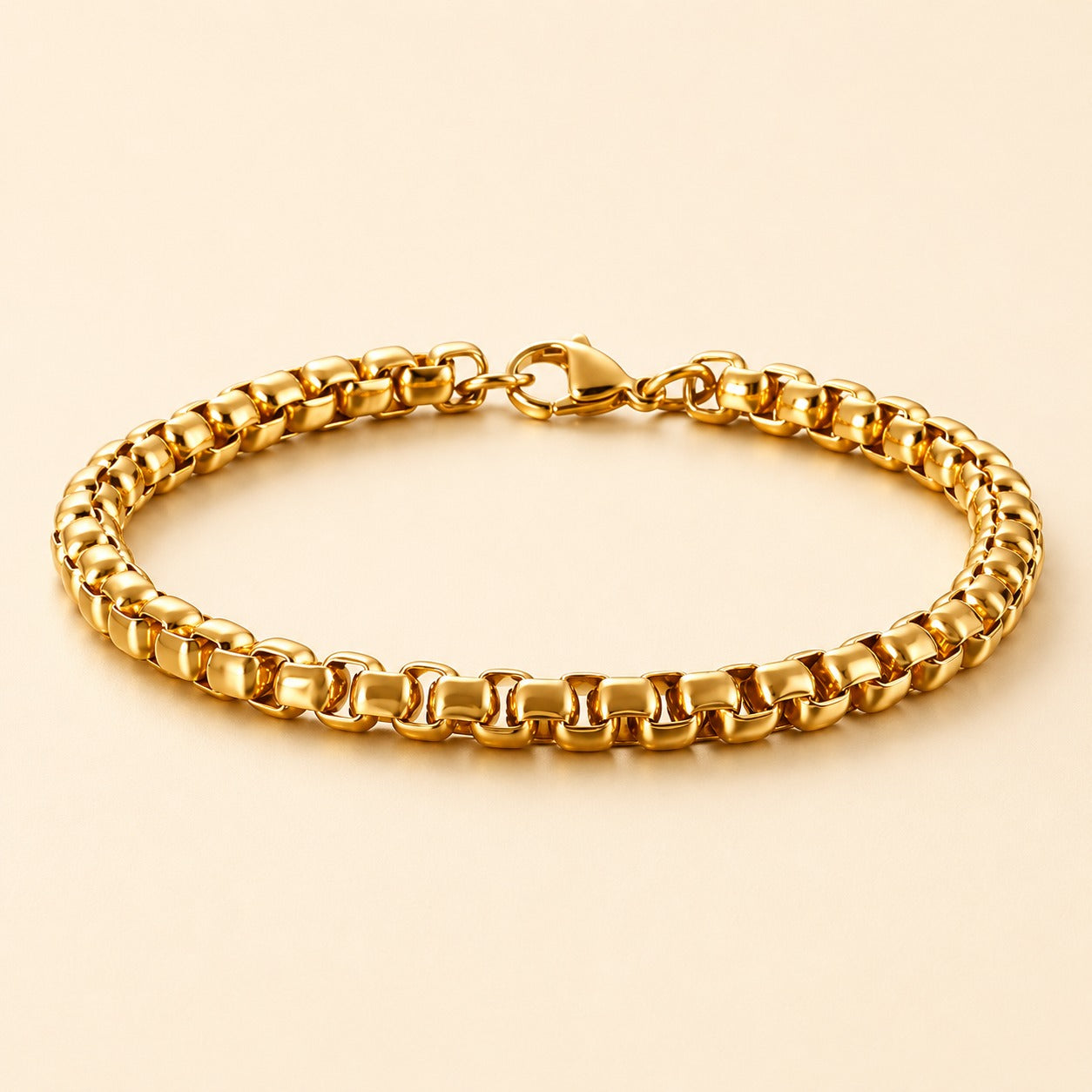 Men - 18K Gold Plated Aurelia Link Bracelet