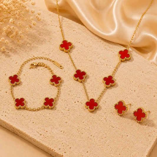 KIMTI Passion Clover Jewelry Ensemble