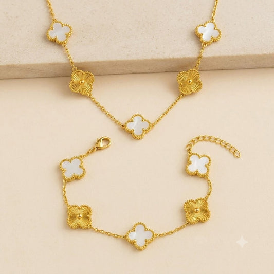 KIMTI Ivory Bloom Clover Set