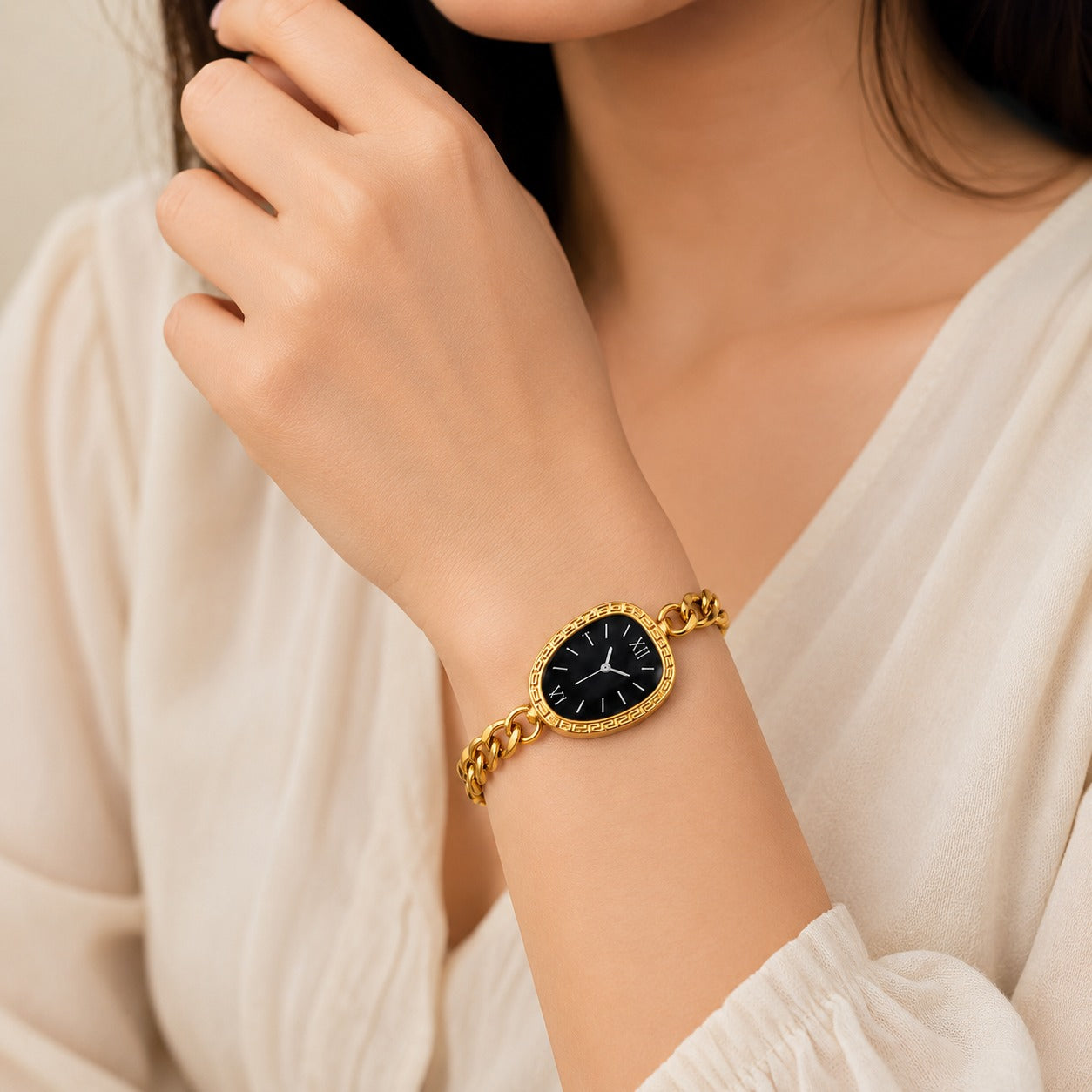Aura Gold Bracelet Watch