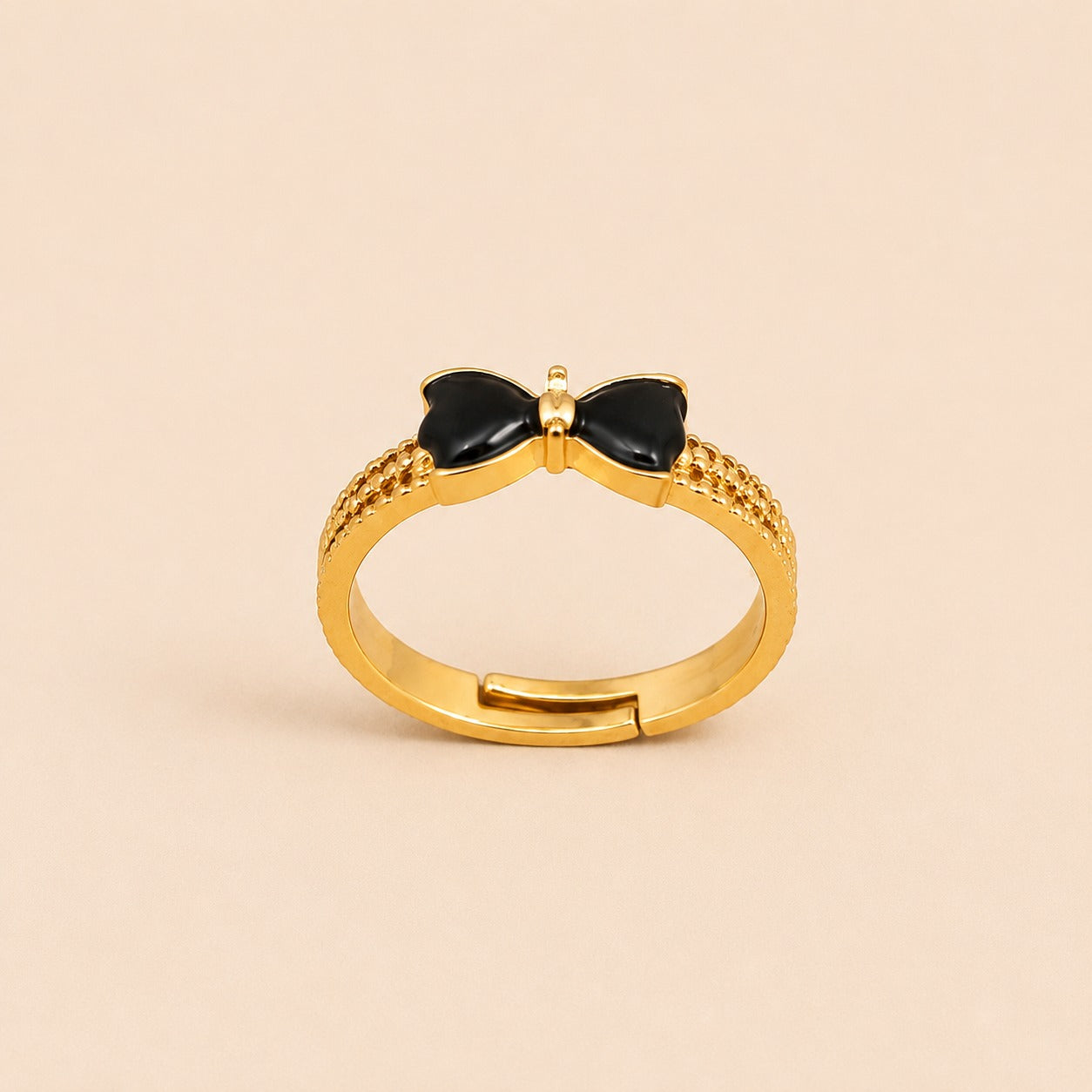 Charm Bow Adjustable Ring