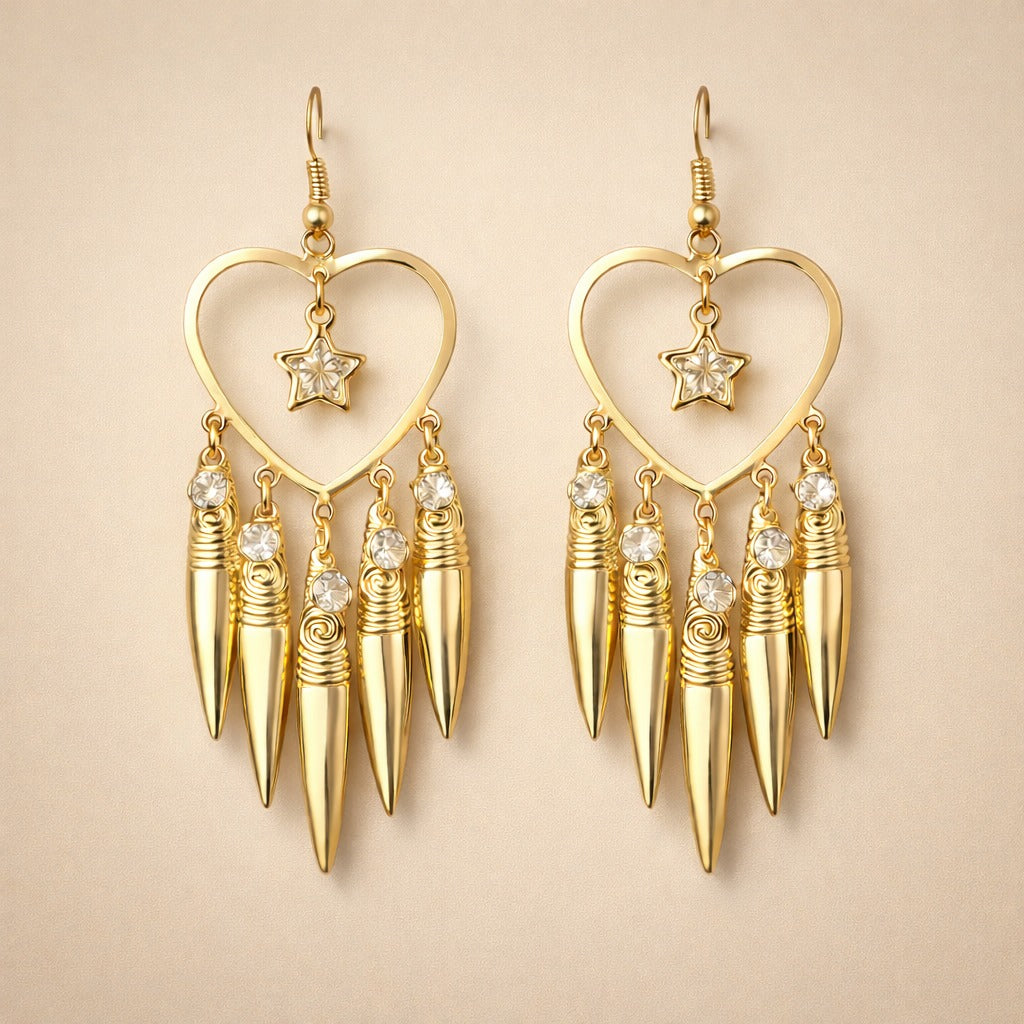 Luxe Mirage Hoops Dangle Earrings