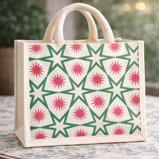 EcoCraft Geometric Tote Bag