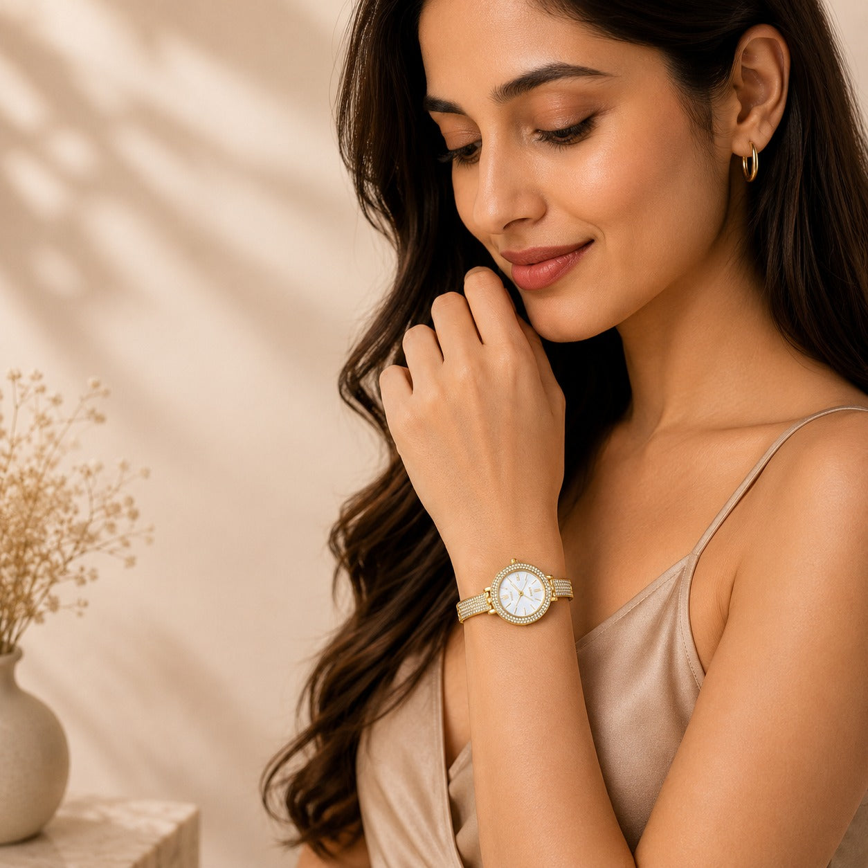Luxe Radiance Bracelet Watch
