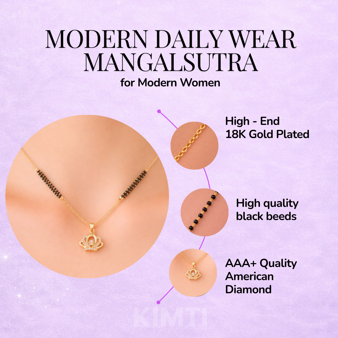 Golden Tiara  Mangalsutra
