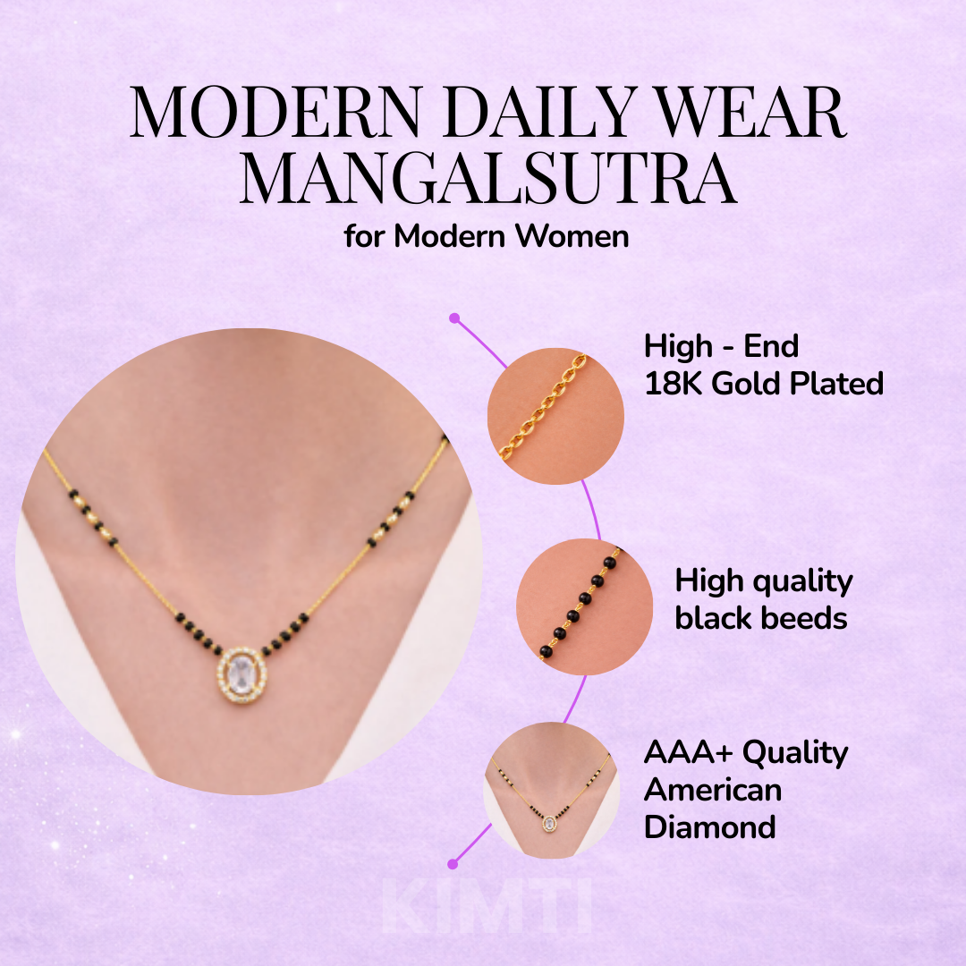 Saavi Oval Grace Mangalsutra