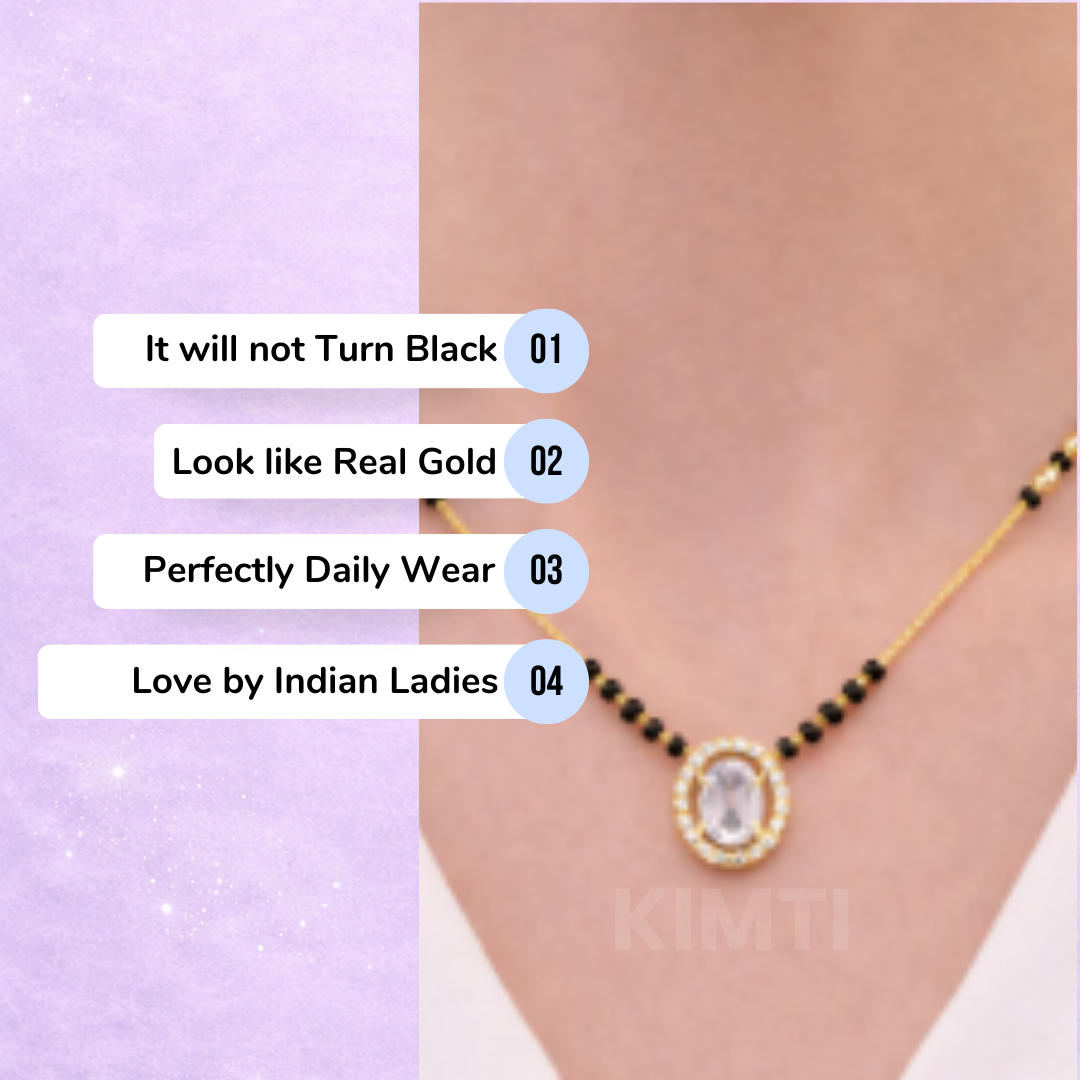 Saavi Oval Grace Mangalsutra