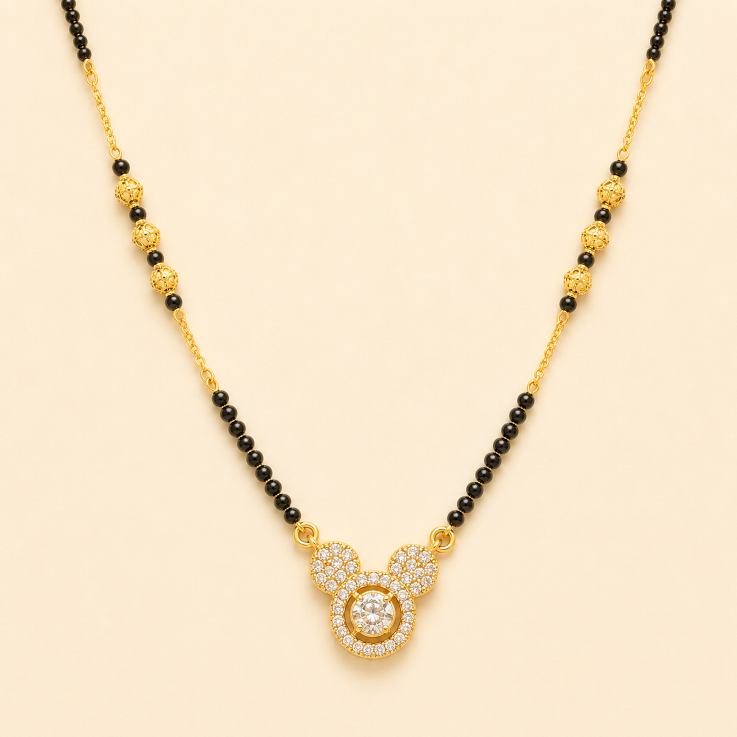Sparkling Clover Mangalsutra