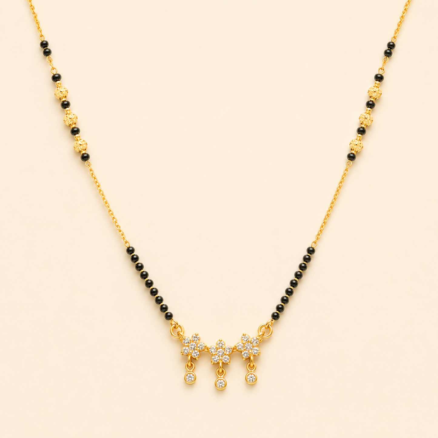 Floral Sparkle Mangalsutra