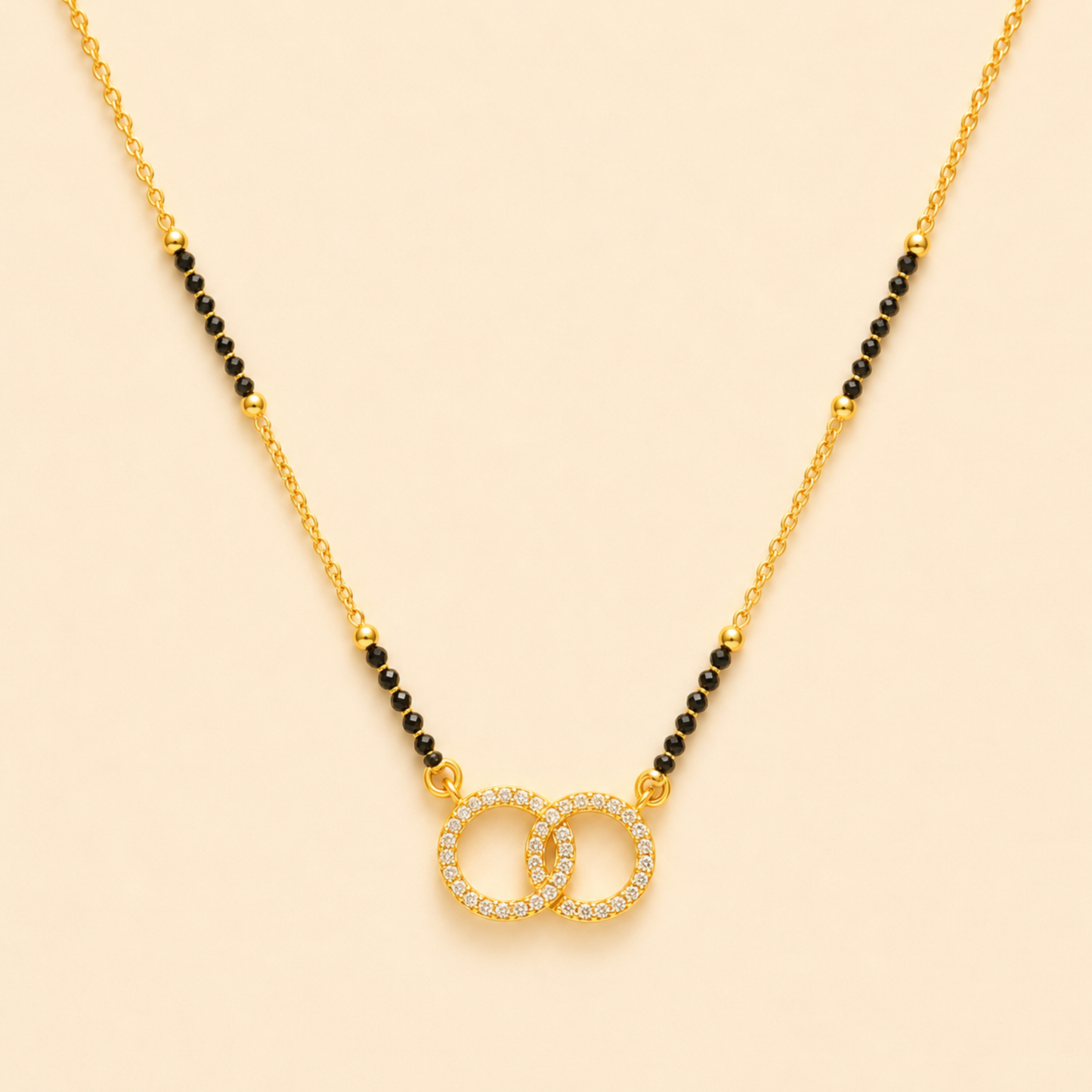 Interlocking Rings Mangalsutra