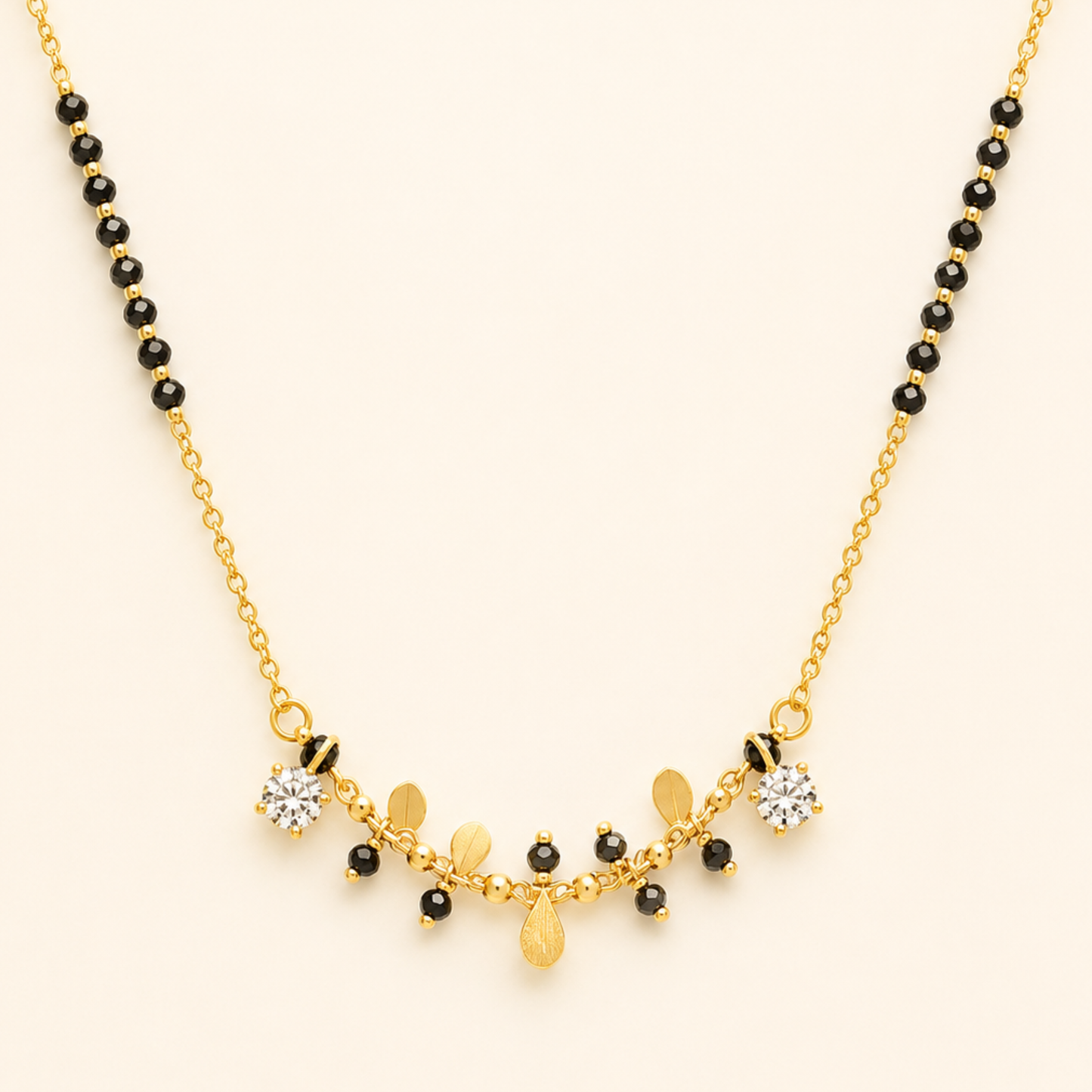 Designer Black Bead Mangalsutra