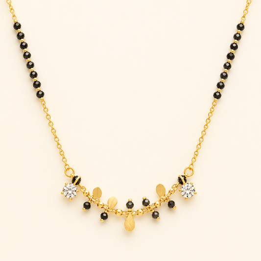 Designer Black Bead Mangalsutra