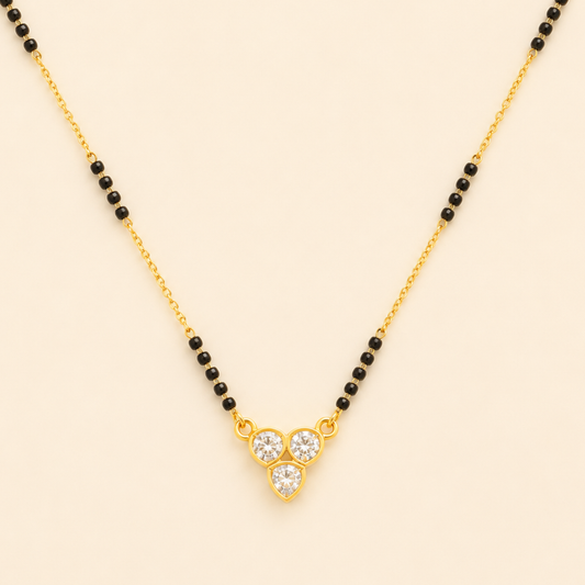 Trio Diamond Mangalsutra