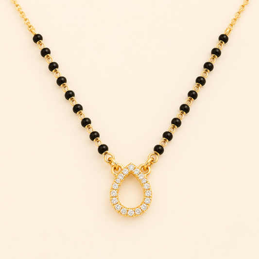 Teardrop Diamond Mangalsutra