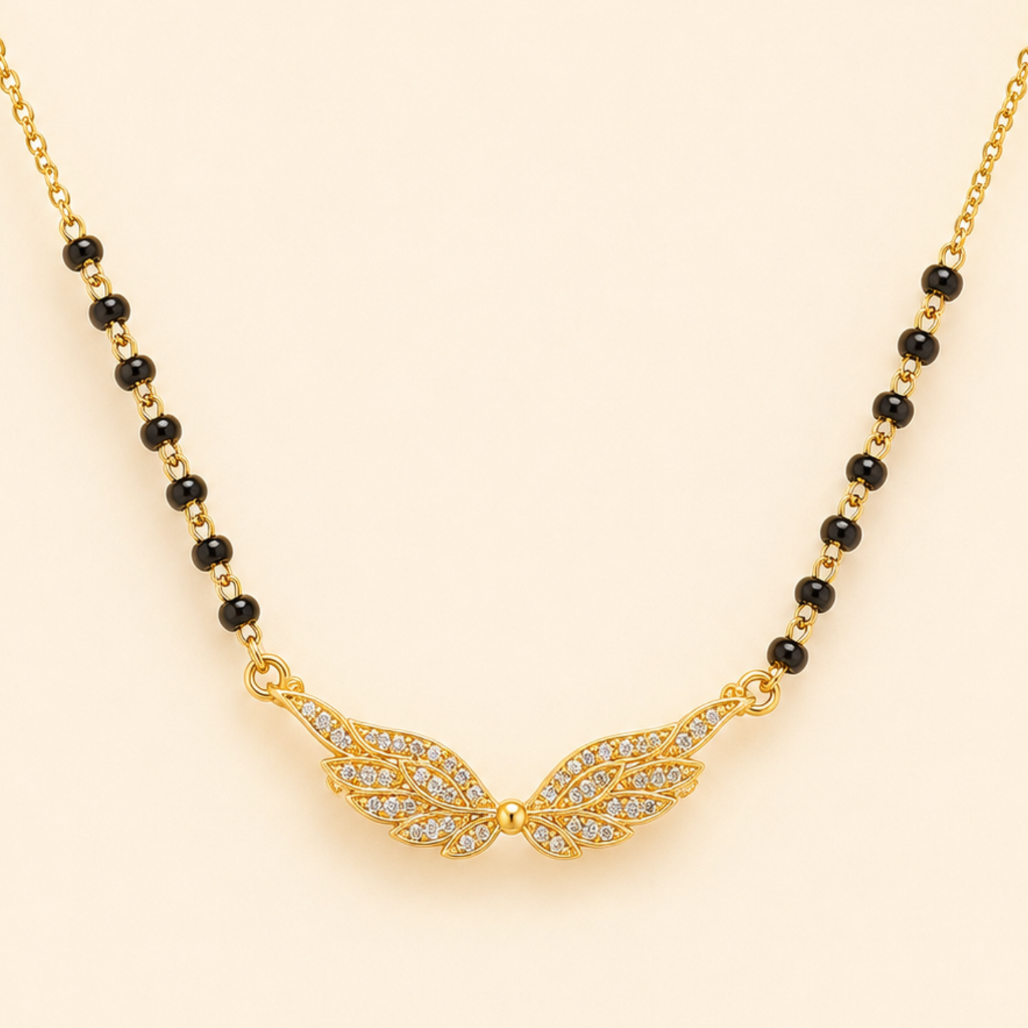 Angel Wings Diamond Mangalsutra