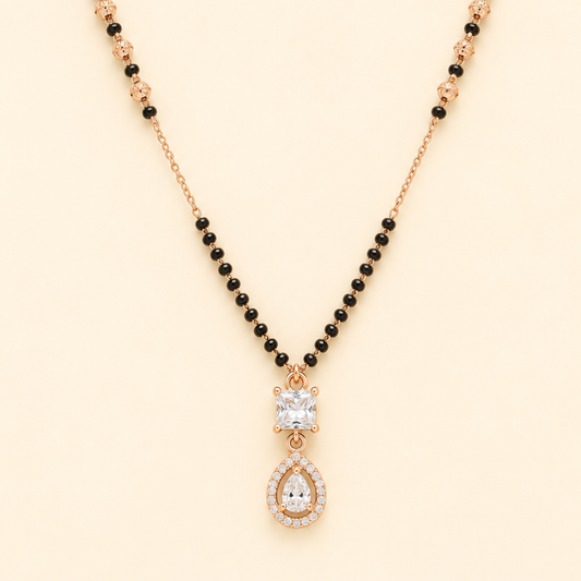 Dual Cut Diamond Mangalsutra