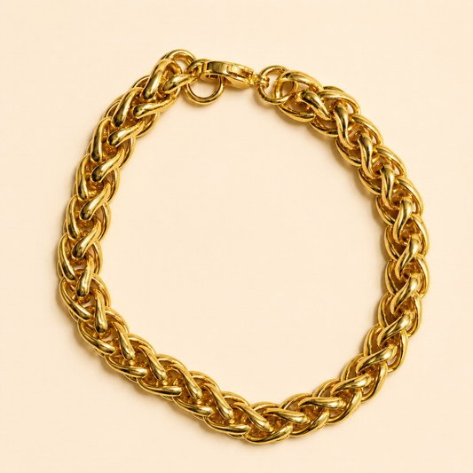 Men - 18K Gold Plated Aurelia Chain Bracelet