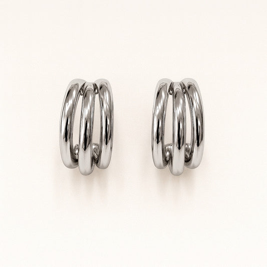 Triple Lustre Hoops