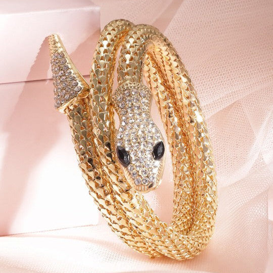 Snake 18K Gold Plated Bracelet