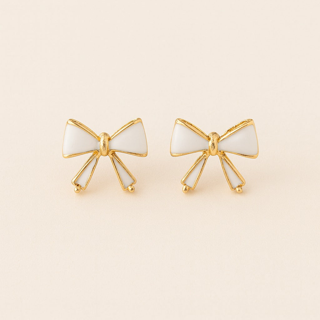 Eclat Petite Bow Earrings