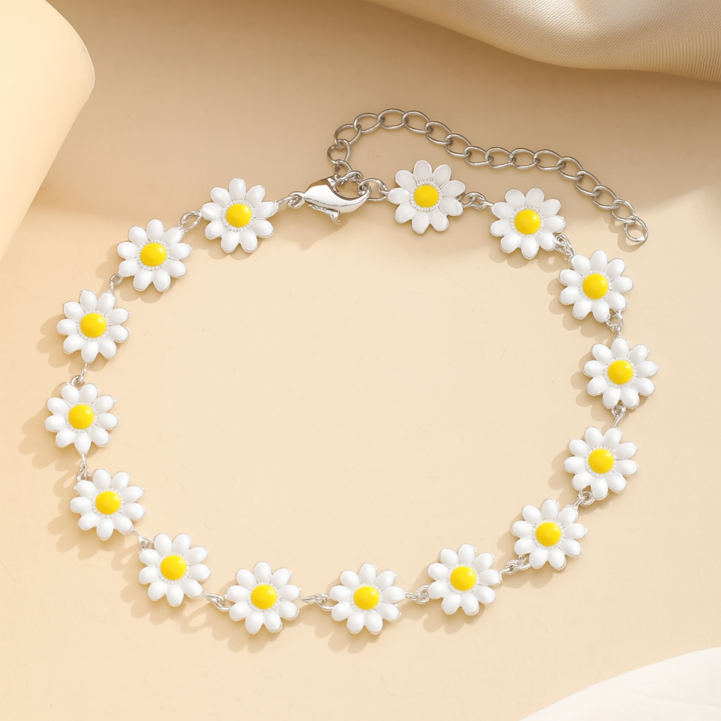 Daisy Bracelet - Silver