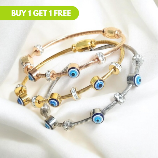 Evil Eye Anti Tarnish Bracelet (Buy 1 Get 1 Free)