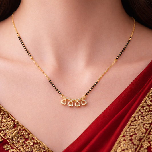 Nyra Five-Drop Mangalsutra