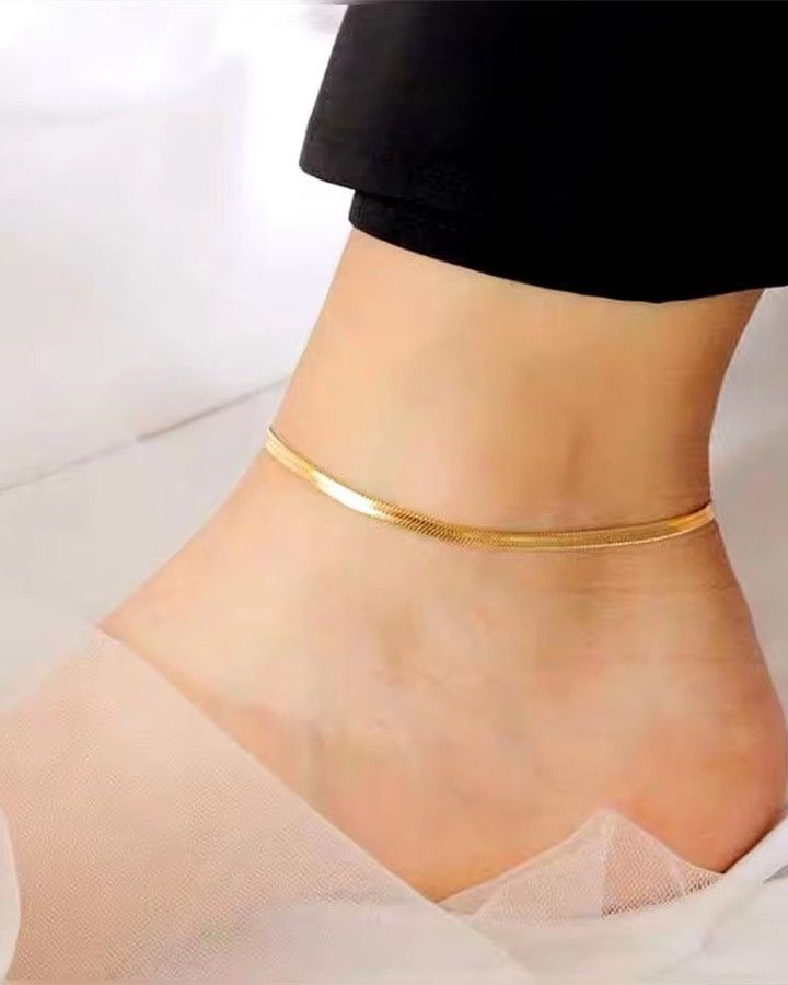 Golden Snake Anklet