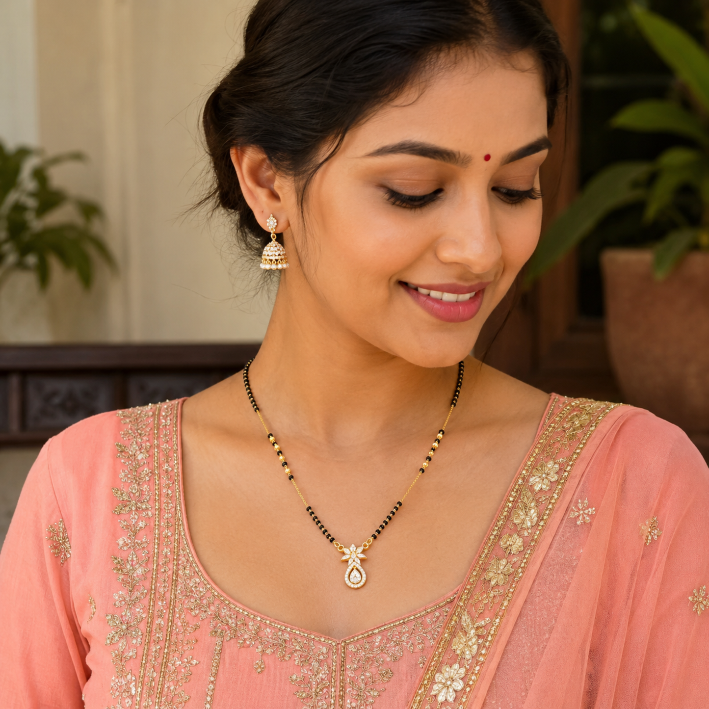 Aaradhya Blossom Drop Mangalsutra