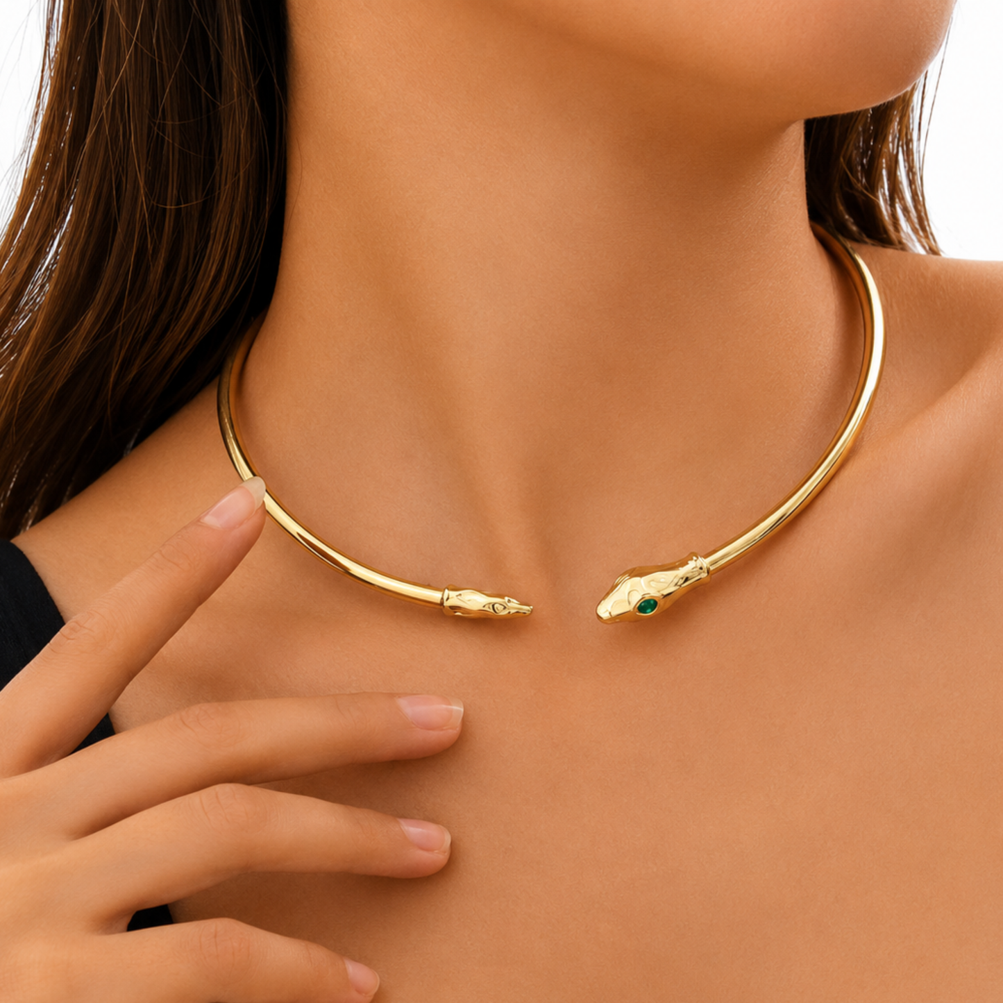 Golden Serpent Choker