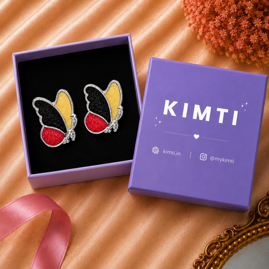 Midnight Flutter Butterfly Earrings