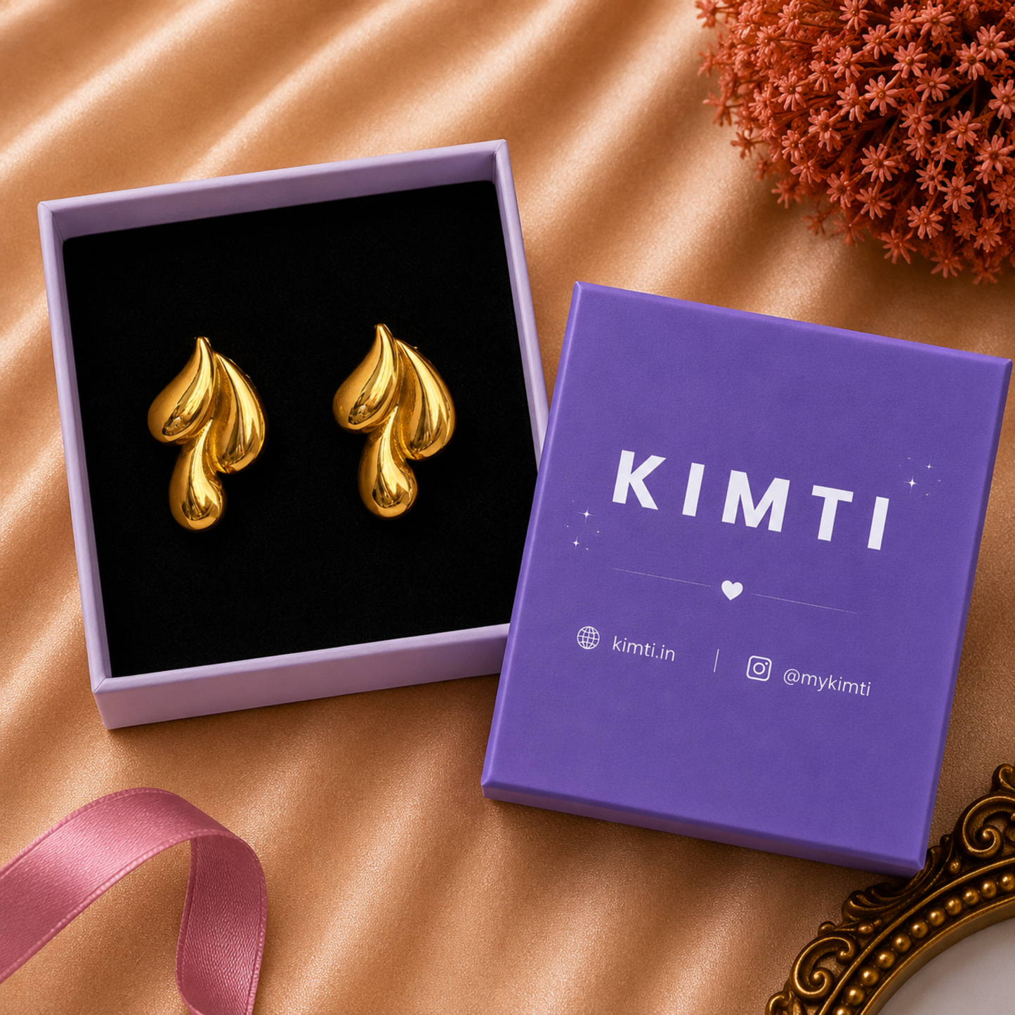 Triple Water Drop Earrings