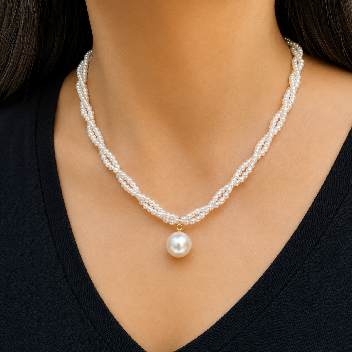 Elegant Pearl Pendant Necklace for Women
