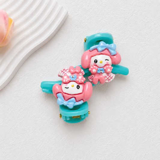 Cartoon Cat Hair Clips Set for Kids