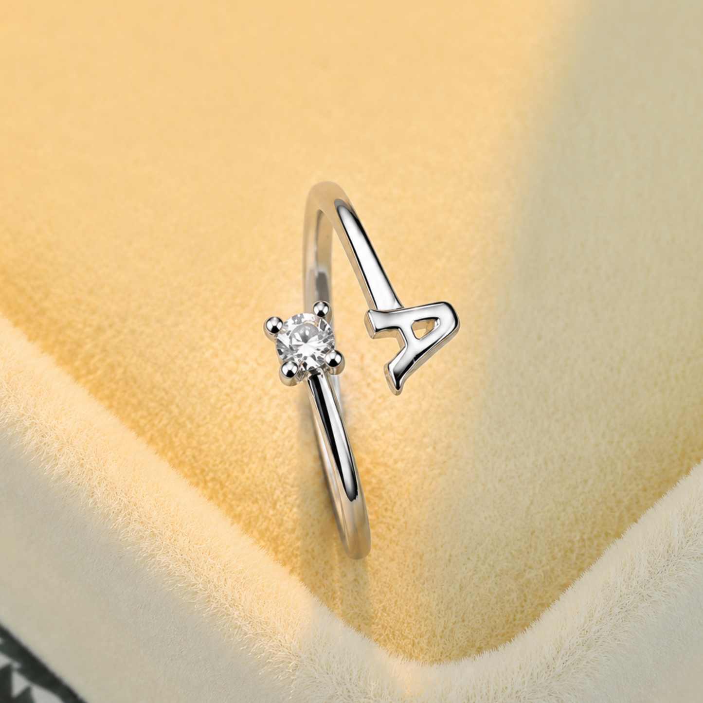 Celestial Letter A Ring