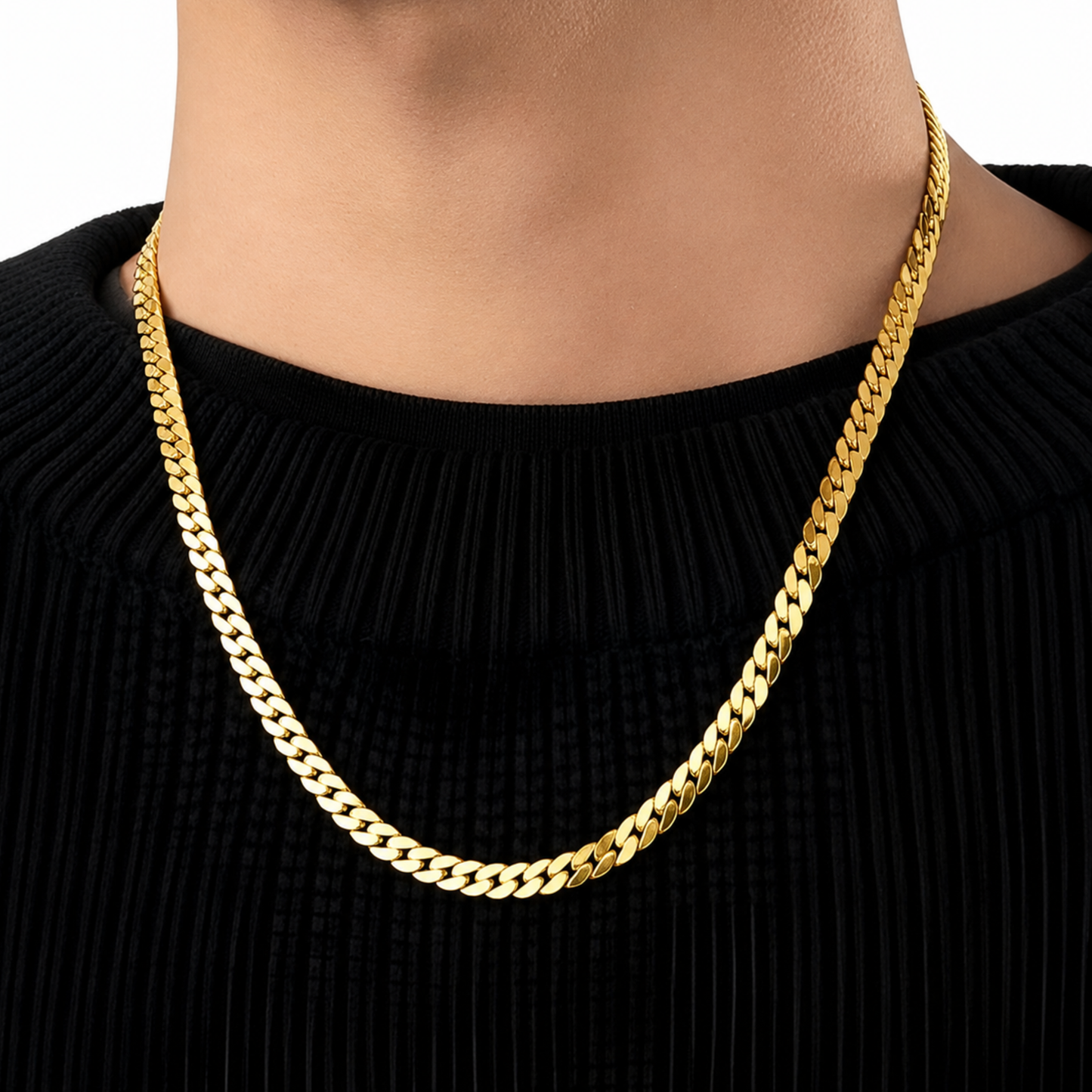 Men-18K Gold Titan Cuban Chain