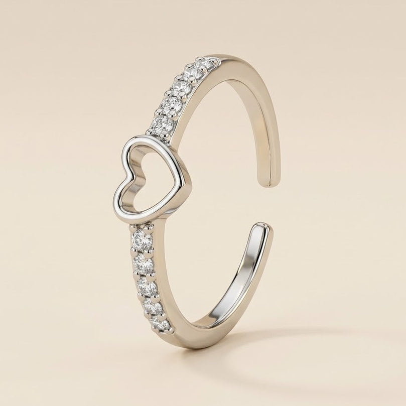 Eternal Heart Crystal Ring
