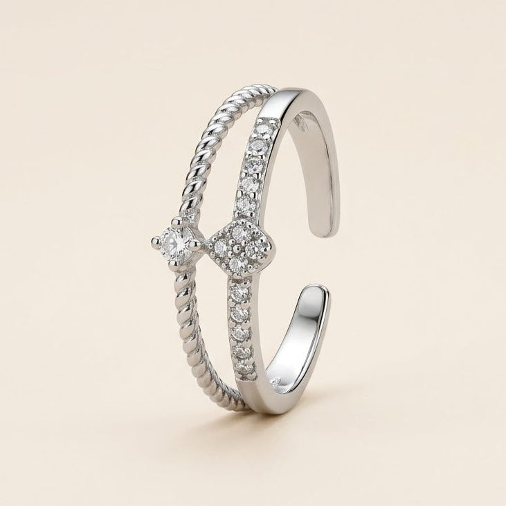 Celeste Layer Spark Ring