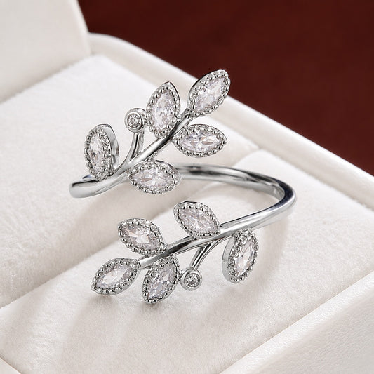 Silver Vine Ring