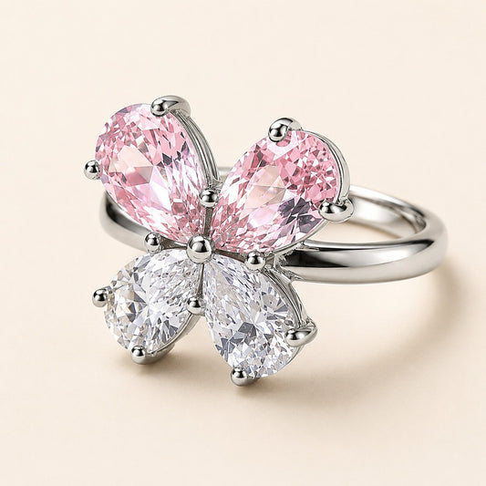 Serenity Crystal Bloom Ring