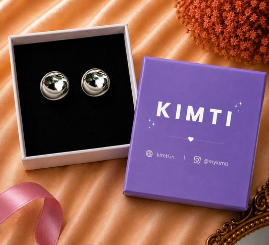 Anti Tarnish Stainless Steel Mirror Finish Statement Earrings