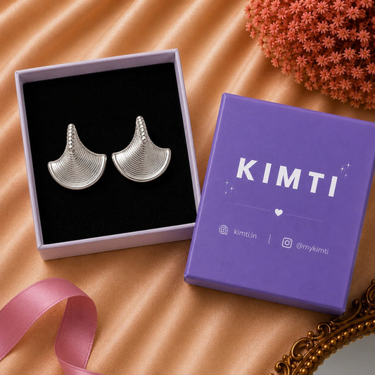Celeste Curve Korean Earrings