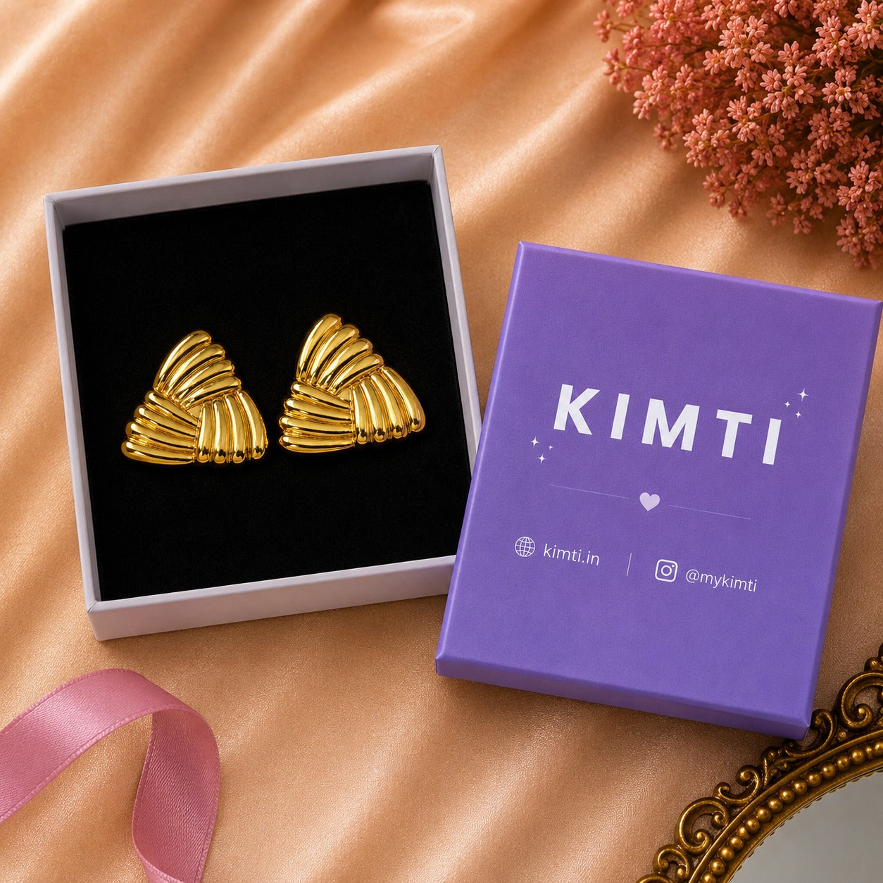 18k Gold Plated Trendy Earrings New Designs