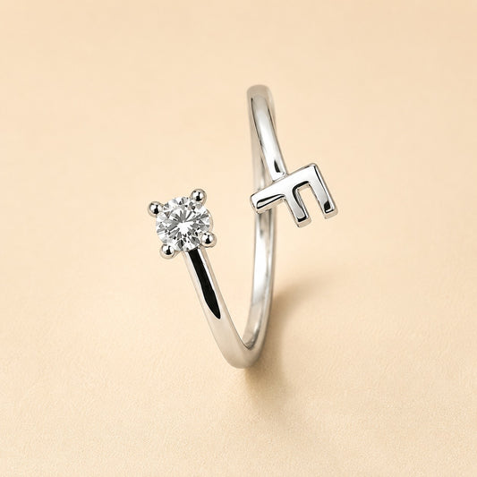 Premium F Monogram Adjustable Ring
