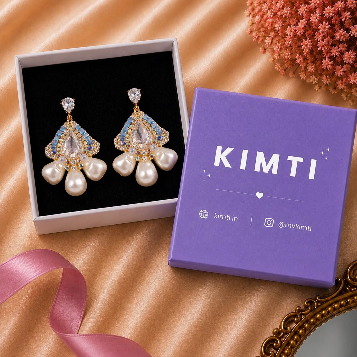 Pearl Garden Elegance Turkish Earring