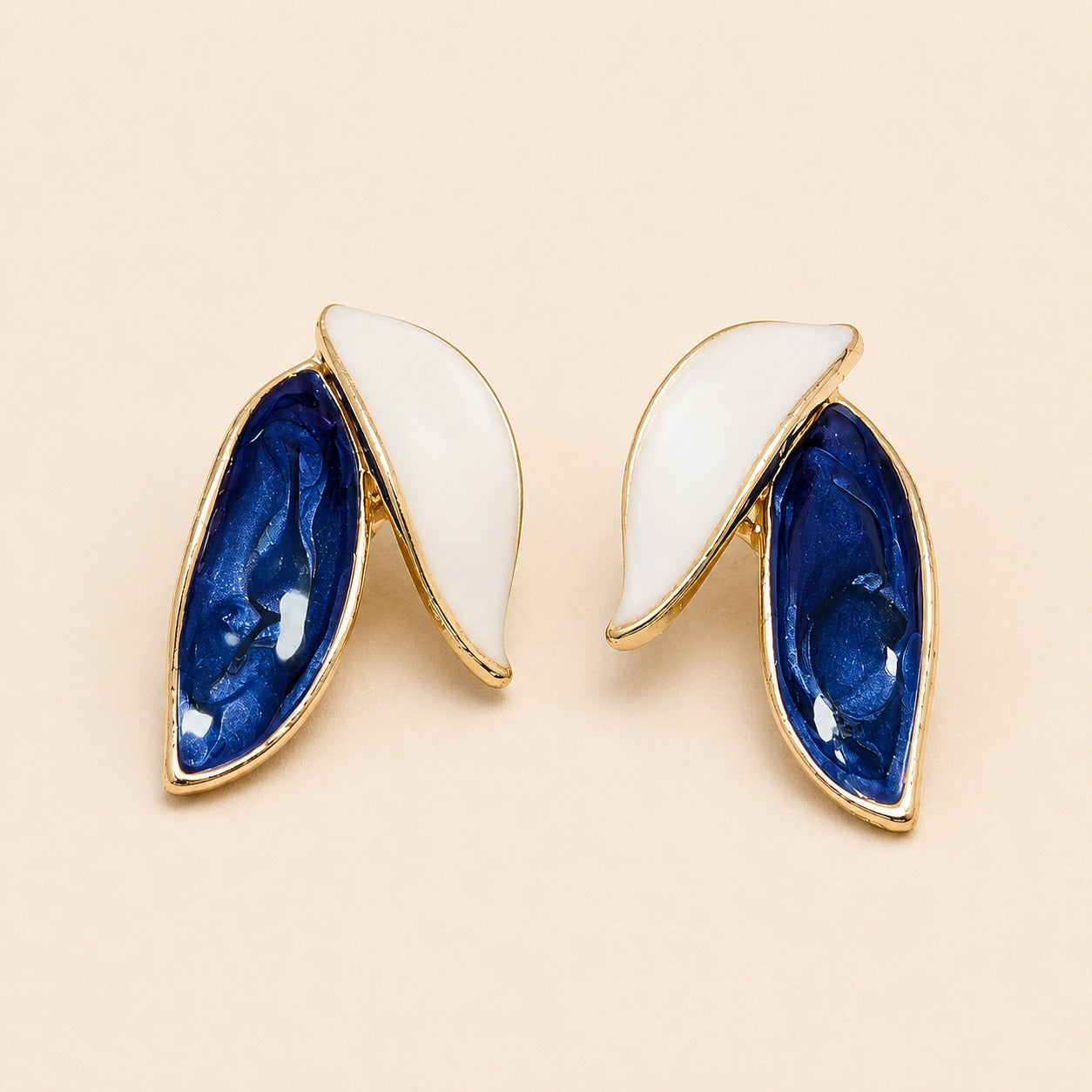 Blush Petal Duo Earrings
